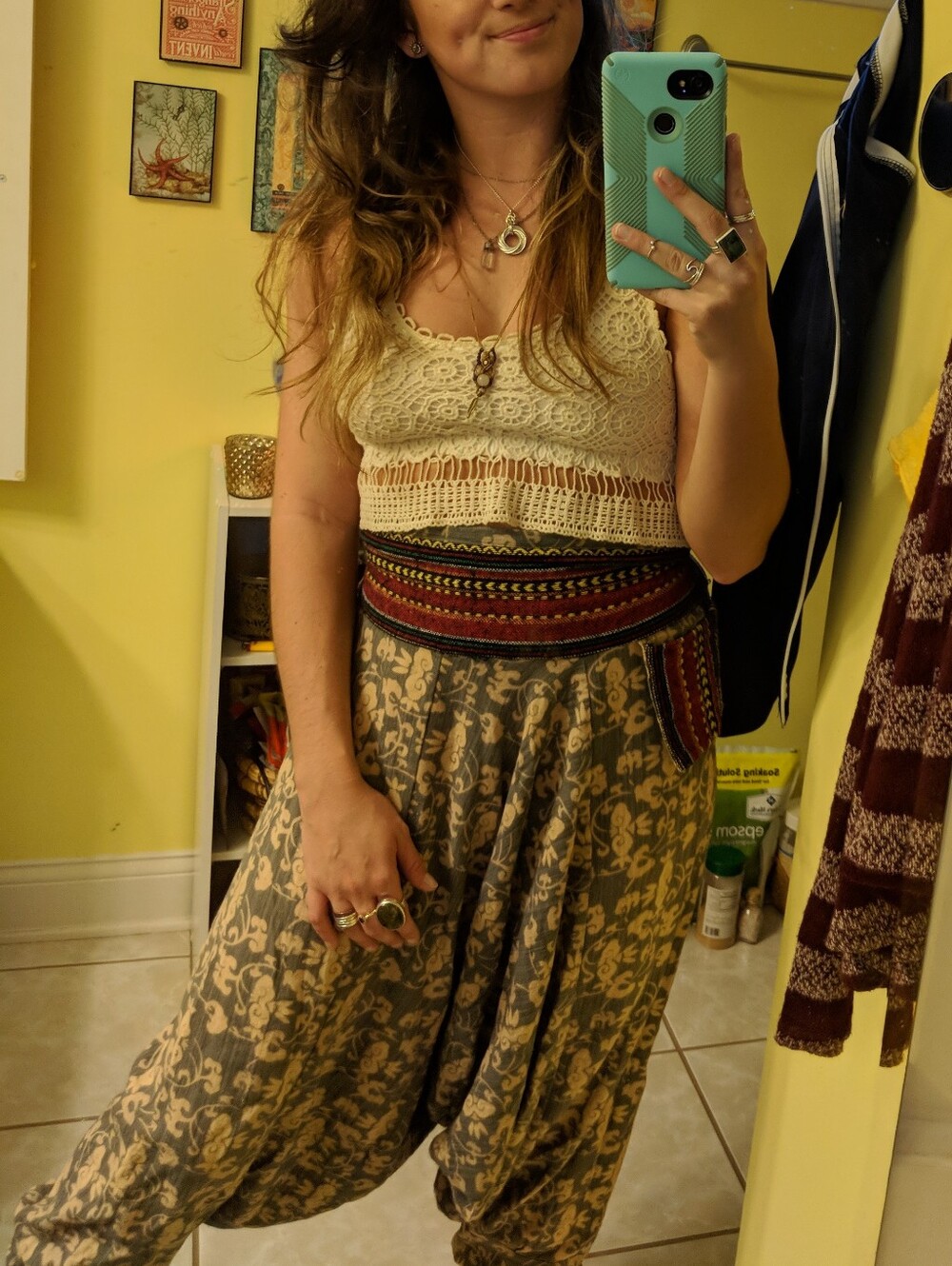 Boho Harem Pants | Christiania Copenhagen | Floral Drop Crotch